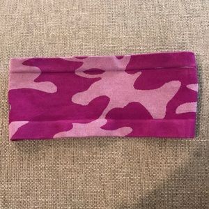 Lululemon hair band purple camo w/gripper